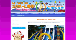 Desktop Screenshot of leparkdesamland.fr
